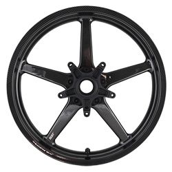 BST Carbon Fibre 5 Spoke Twin TEK Wheels for Harley-Davidson Iron 883 XL883N 2009-2019