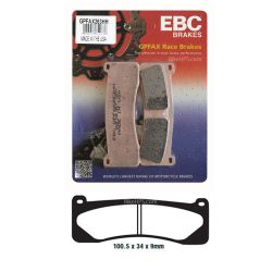 GPFAX EBC Brake Pads for AP Racing/Lockheed 6 Piston Calipers (1 pack enough for 1 caliper) (GPFAX263HH)