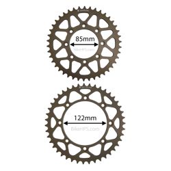 Kineo Replacement Rear Sprocket for Kineo Spoked Motorcycle Wheels
