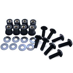 Universal 8x M5 Bolt/Screw Screen Kit (Black)