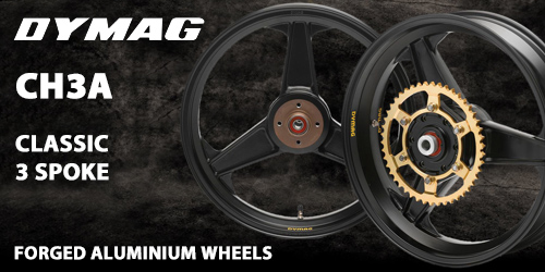 Dymag CH3A Classic 3 Spoke Motorcycle Wheels